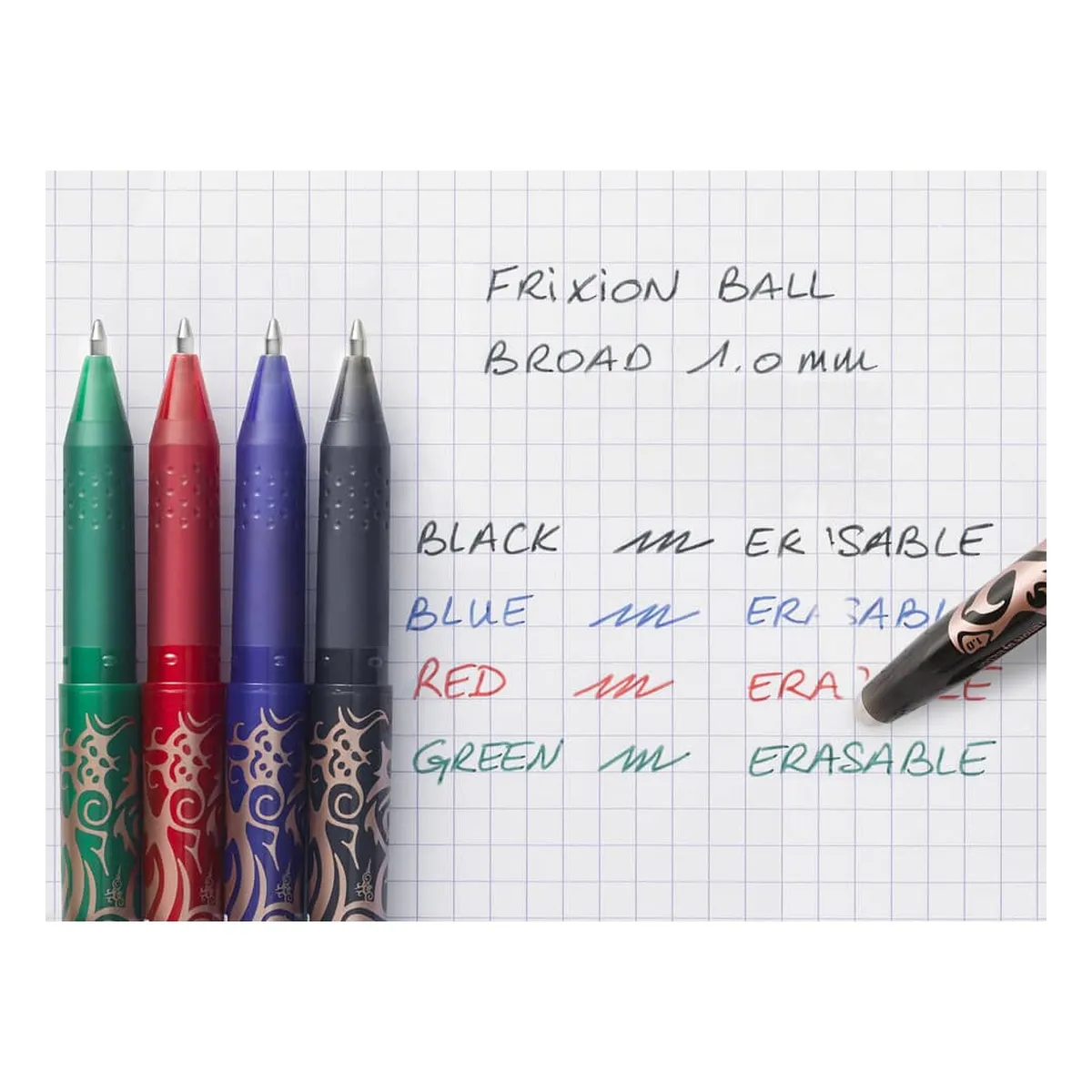 Pilot Tintenroller FriXion Ball 1.0 - 0,5 mm, schwarz, radierbar