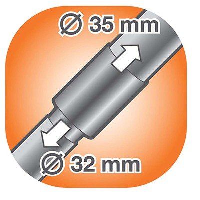 ZE061.1 Silent Parketto Bürste mit Adapter 32 & 35 mm