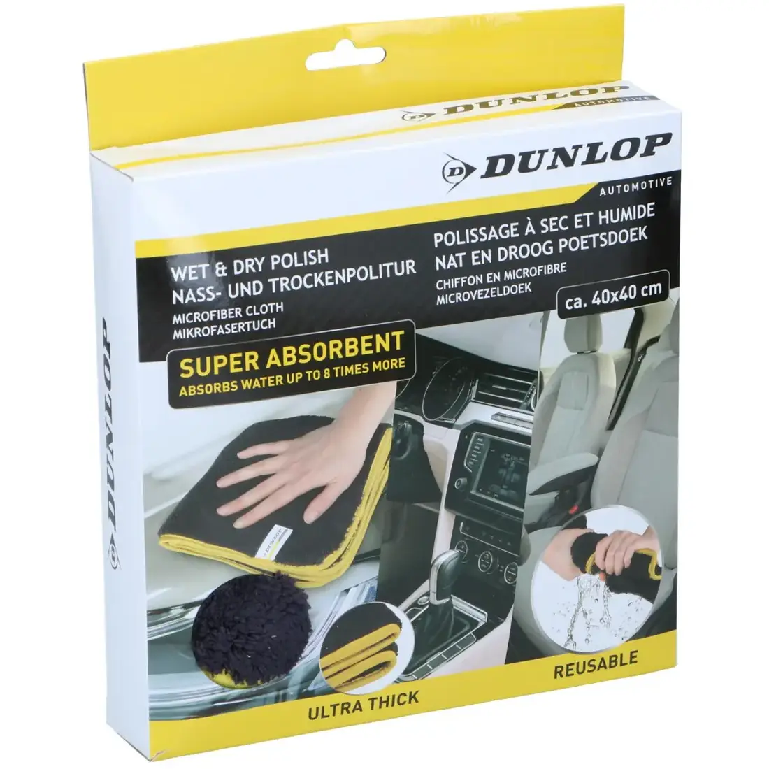DUNLOP - Mikrofaser-Trockentuch