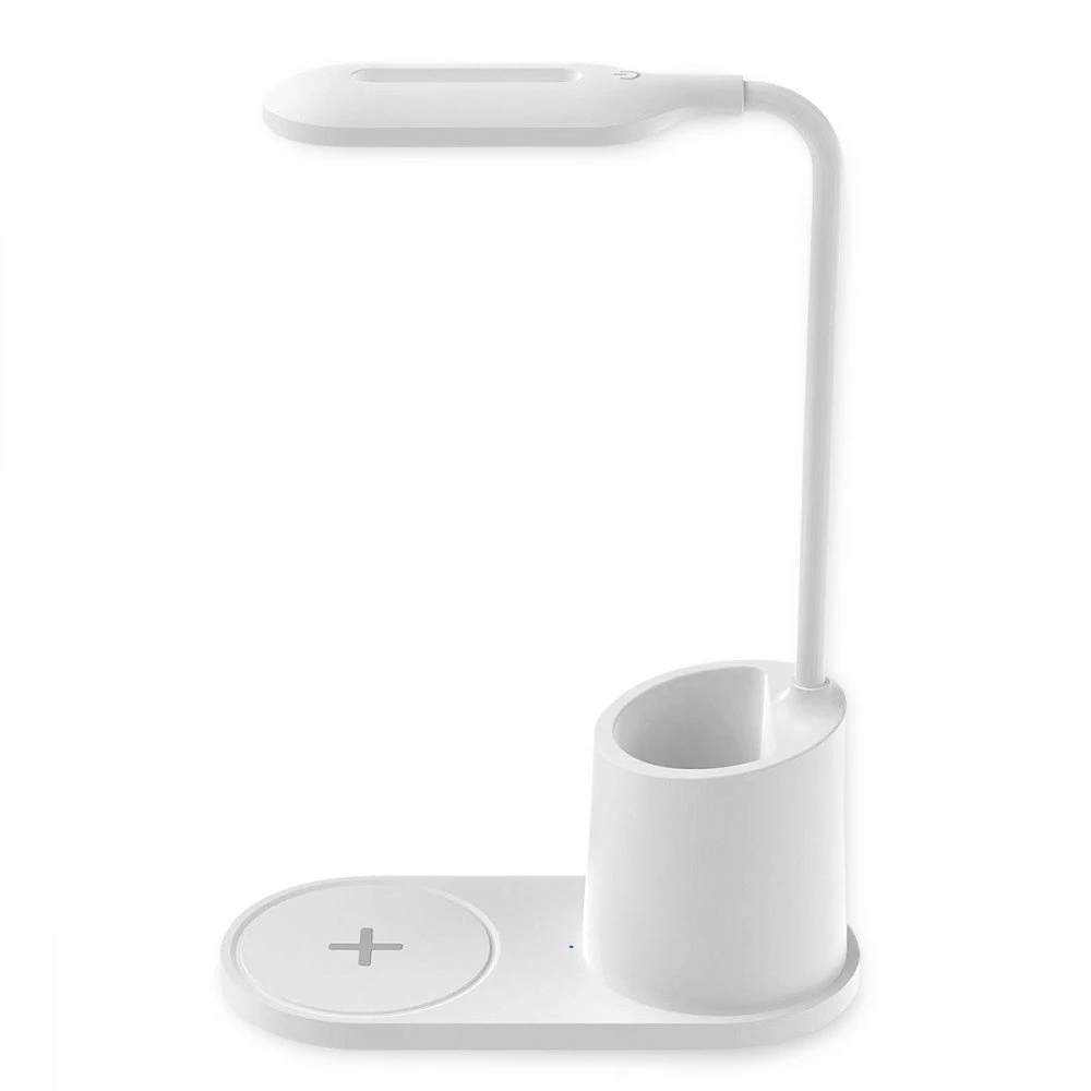 Fontastic Schreibtischlampe mit Induktivlader & Stiftehalter