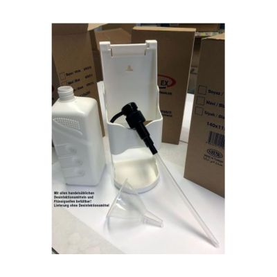 KAREX Desinfektionsmittelspender Armhebel - 1000ml, weiß