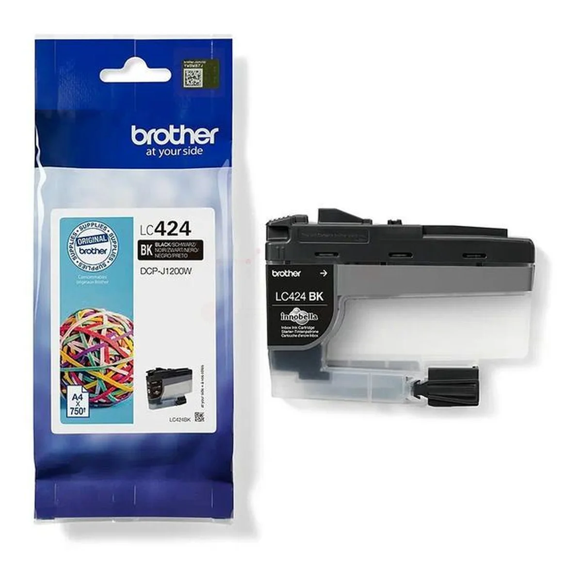 Druckerpatrone Brother LC-424BK 750 Seiten
