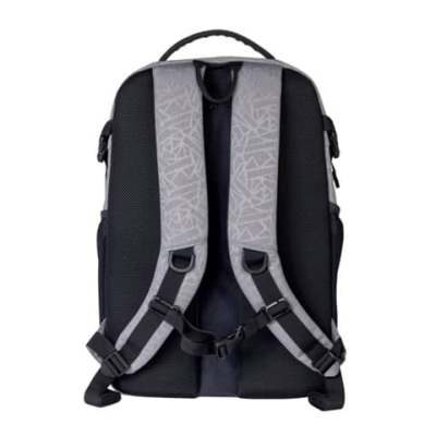Schulrucksack silbergrau
