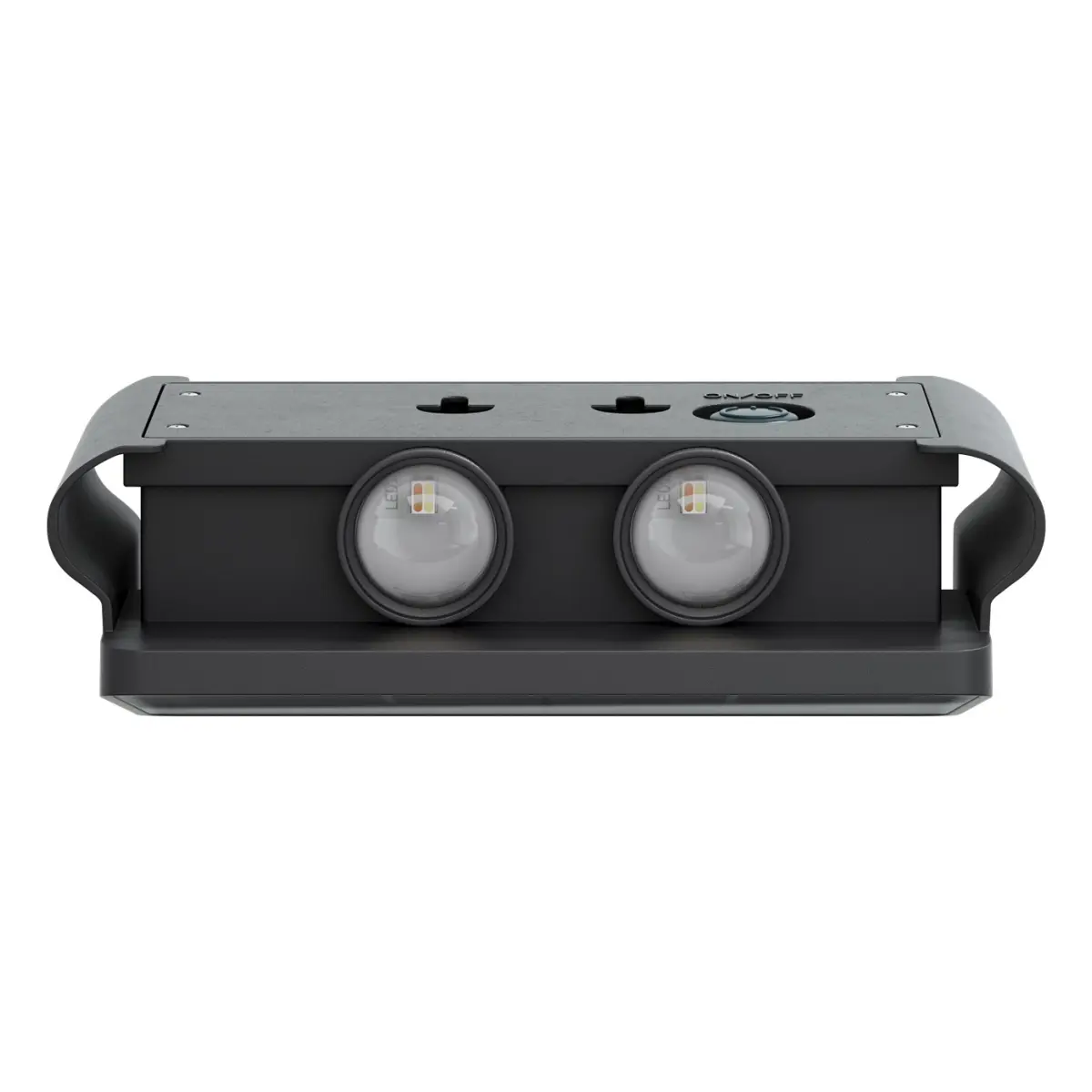 Goobay LED-Solar-Wandleuchte Quadros, schwarz