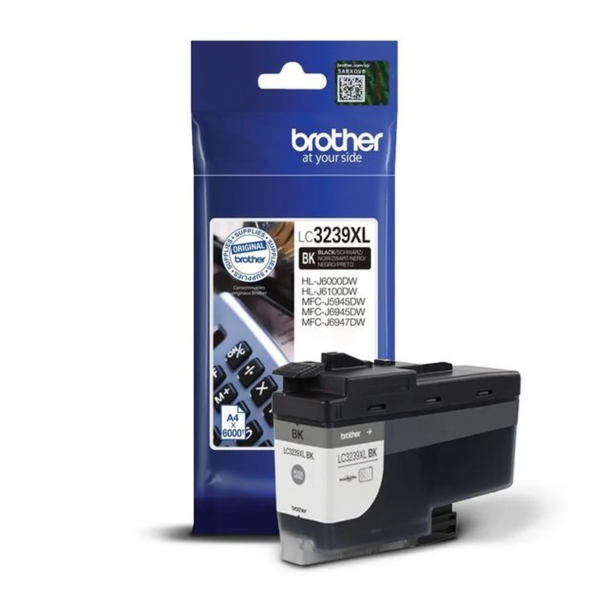 Druckerpatrone Brother LC-3239XLBK schwarz 6.000 Seiten