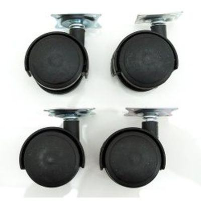 Masterproof Vollkunststoff-Lenkrollensatz 4 tlg. 40 mm