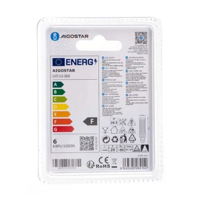 Aigostar LED 'Kompakt', 6W, E14
