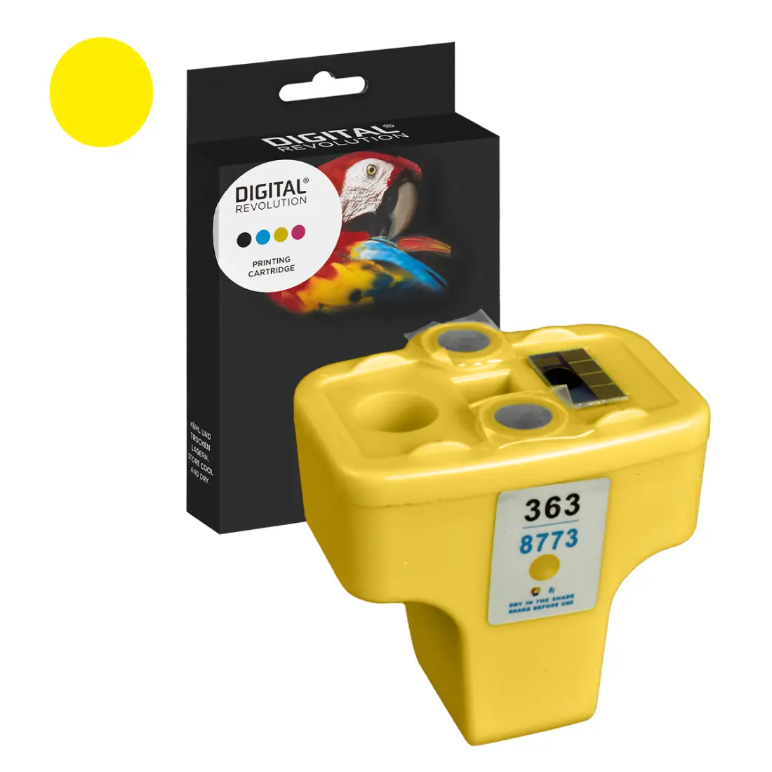 HP 363 - alternative Patrone 'gelb' 11,4 ml | 500 Seiten - Digital Revolution