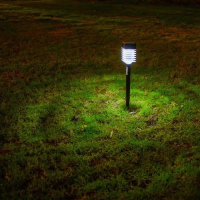 LED Solar Außenleuchte, schwarz