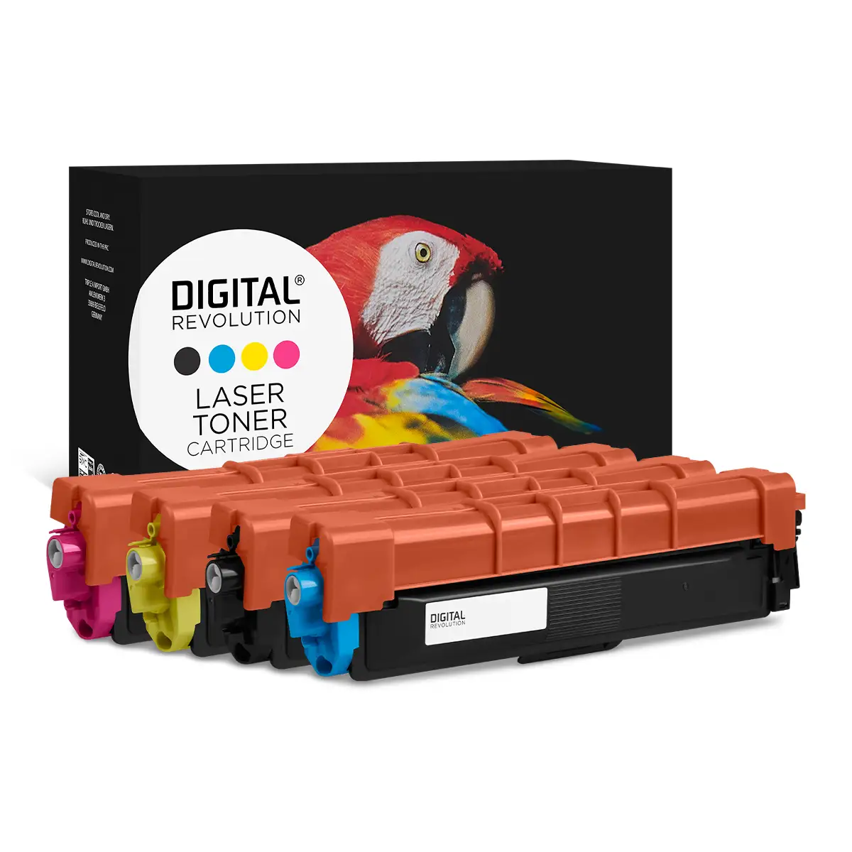 Brother TN-242 | 246 - alternatives Toner MultiPack KCMY 1x 2.500 Seiten (BK), 3x 2.200 Seiten (CMY) - Digital Revolution