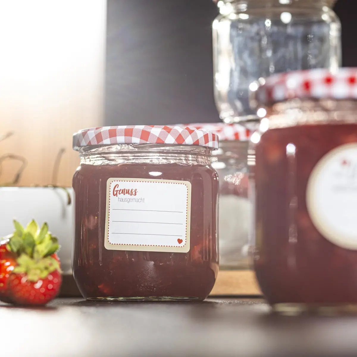 Einmachgläser Sticker Set, 30 tlg. 