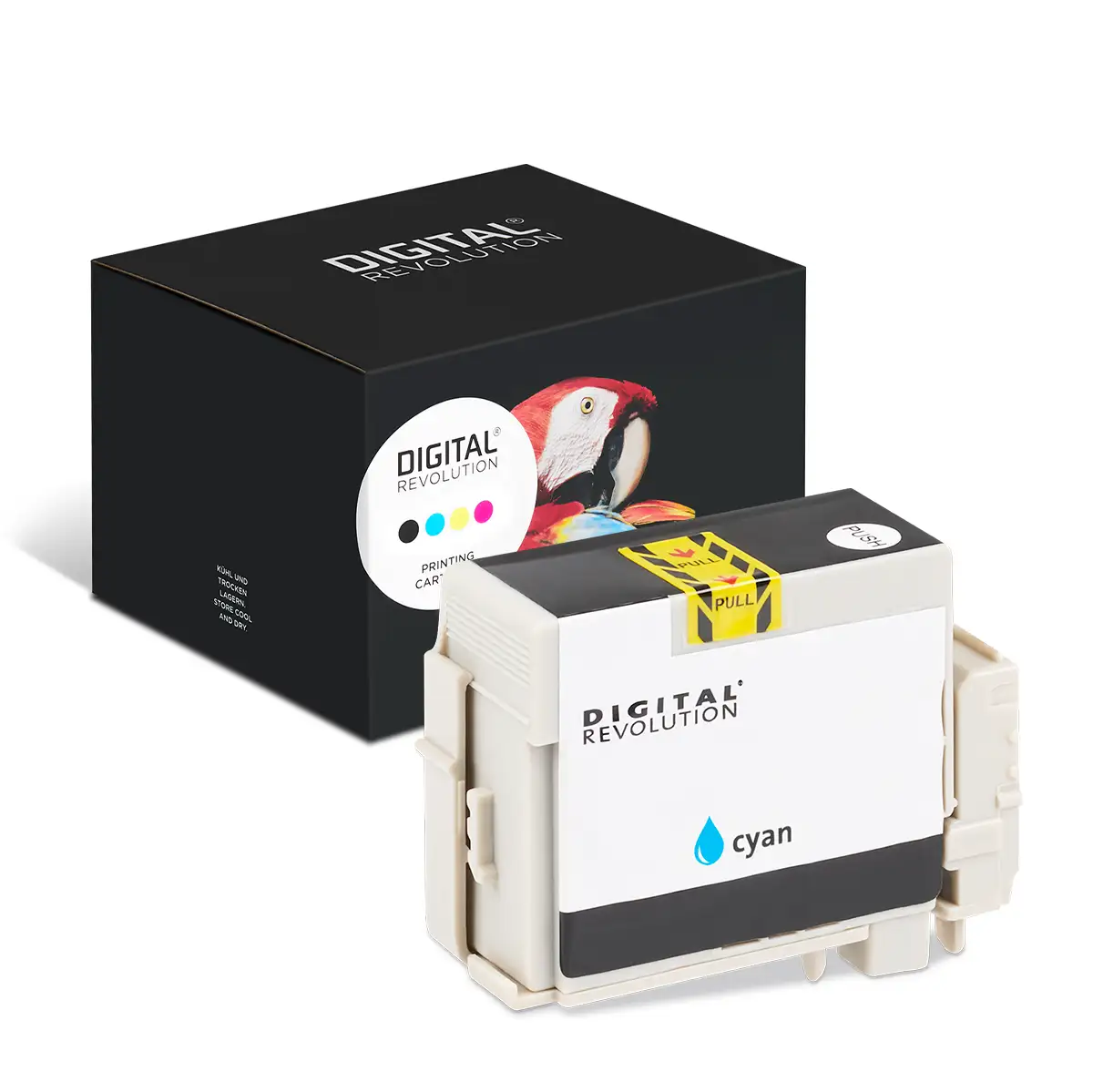 Epson 34 - alternative XL Patrone 'cyan' 14 ml | 950 Seiten - Digital Revolution